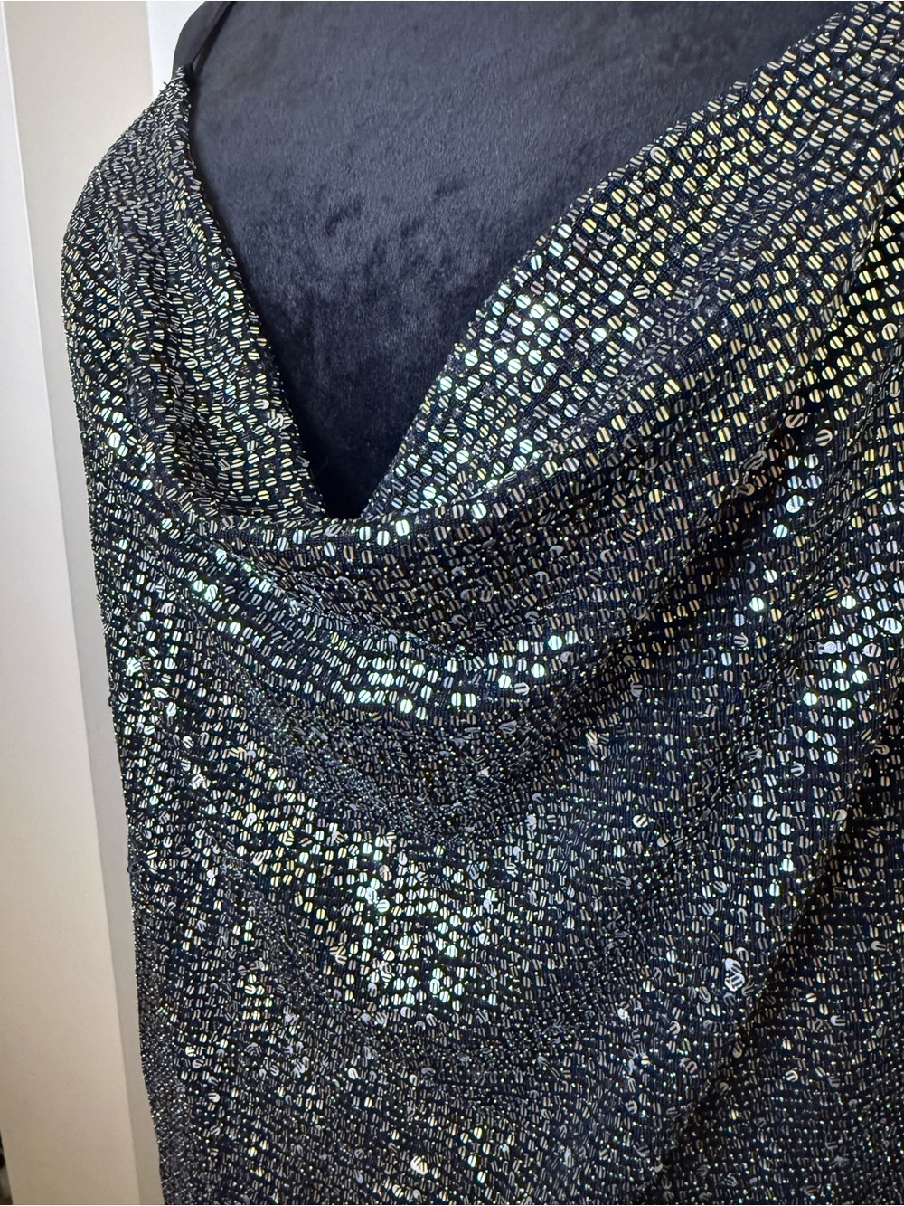 Torrid Sequin Cowl Neck Women's Top